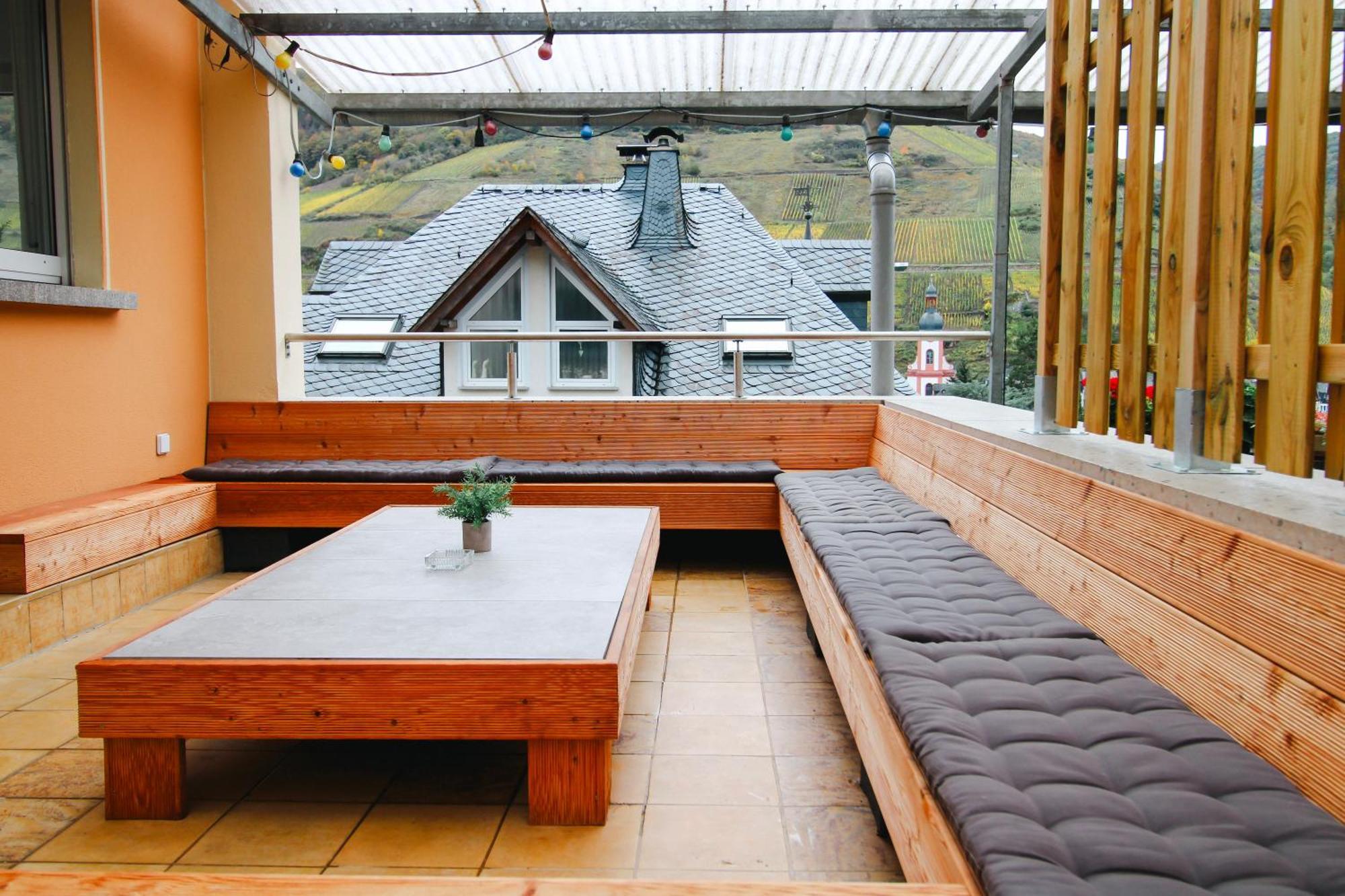 Chill Out Area, Grandiose Aussicht, Haengematte, Smart Tv, Netflix Apartment Zell an der Mosel Exterior photo